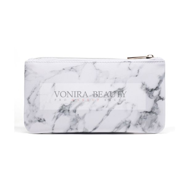 Случай сумки щетки макияжа кожи ПУ верхнего сегмента качественный с мраморным взглядом