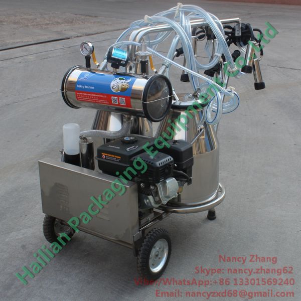 Будьте фермером доить доильщика коровы оборудования портативного с нефтью/бензиновым двигателем