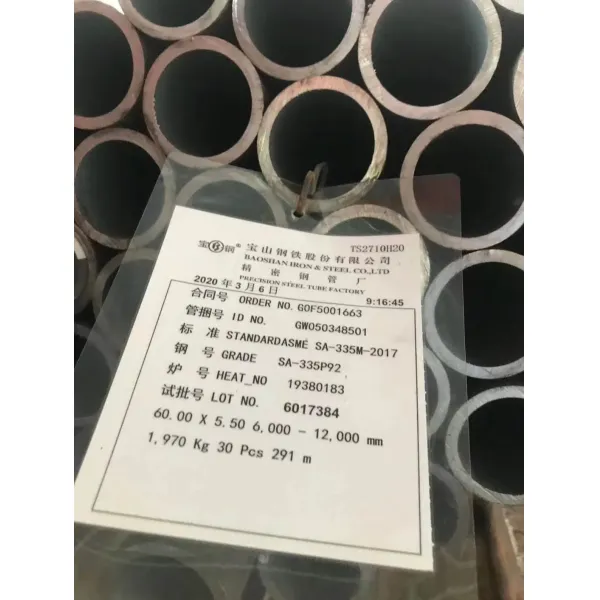 P91 Alloy Steel Seamless Pipe with 14 to 720mm Outer Diameter and Bevel Surface for High-temperature Service