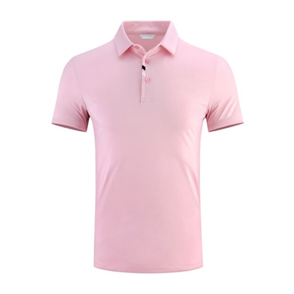 Men's Summer Golf Short Sleeve T-Shirt, Breathable Quick Dry Functional Fabric Golf Apparel