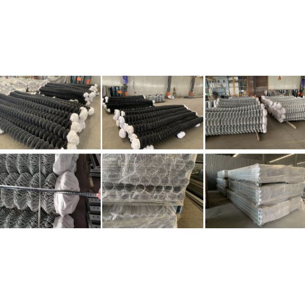 Galvanized 6 Inch X 8 Inch Temporary Chain Link Fence Iso 9001 2015