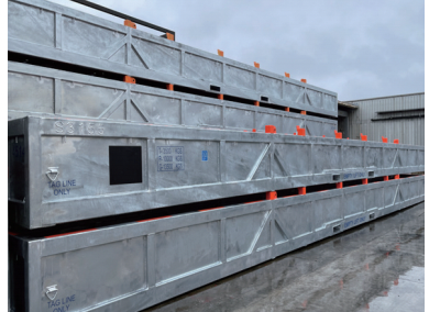 корзина груза 38ft/45ft/48ft/55ft/65ft/75ft поднимаясь для оффшорных контейнеров