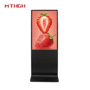 43 Inch Floor Standing Digital Signage with Audio/Headphone Output and Wi-Fi