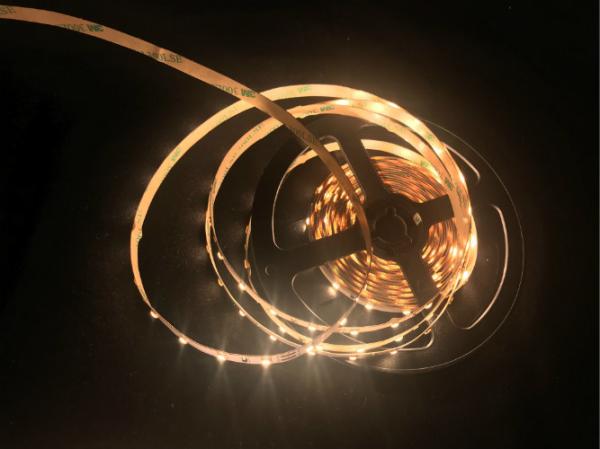Yellow Flexible LED Strip Light 120LEDs/M 120 Degree Beam Angle CE RoHS
