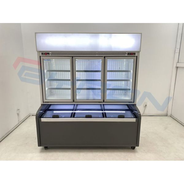 Multi Doors Convenience Store Refrigerator OEM Grocery Store Display Coolers