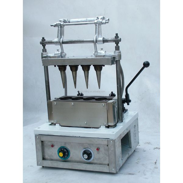 High Quality Ice Cream Waffle Cone Maker / Rolled Sugar Pizza Donut Ice Cream Cone Machine Price