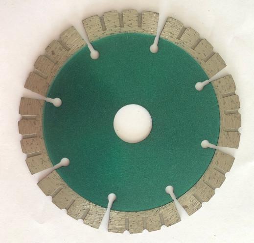 KU   Angle Grinder Diamond Blade   With High Segment Height Green Color
