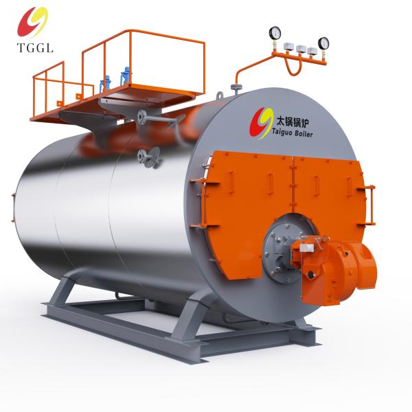 Caldeira de vapor com tubo de fogo horizontal Combustível diesel 10 toneladas Favorável