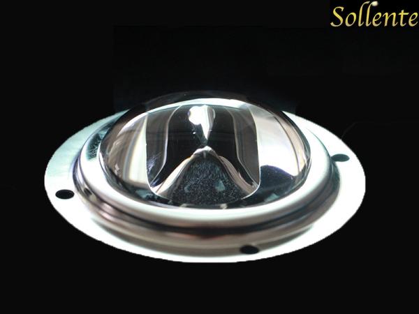 20W LED Optical Lens High Borosilicate Glass , 56mm Street Light LED Glass Lens