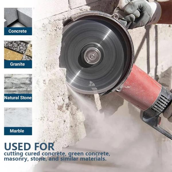 4-1/2 Tuck Point Crack Chaser Grout Repair Diamond Saw Blade for Green Concrete, Masonry, Brick, Stone Cutting