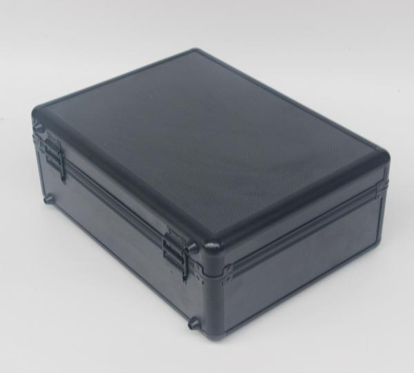 ABS Shinny Black Aluminum Camera Case , Professional Aluminum Camera Carrying Case