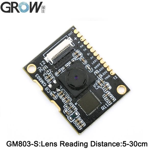 Серия GROW GM803 Малый дешевый DC3.3V USB/TTL232 Интерфейс Сканер штрих-кода Модуль 1D/2D QR Barcode Reader PDF417 для Arduino