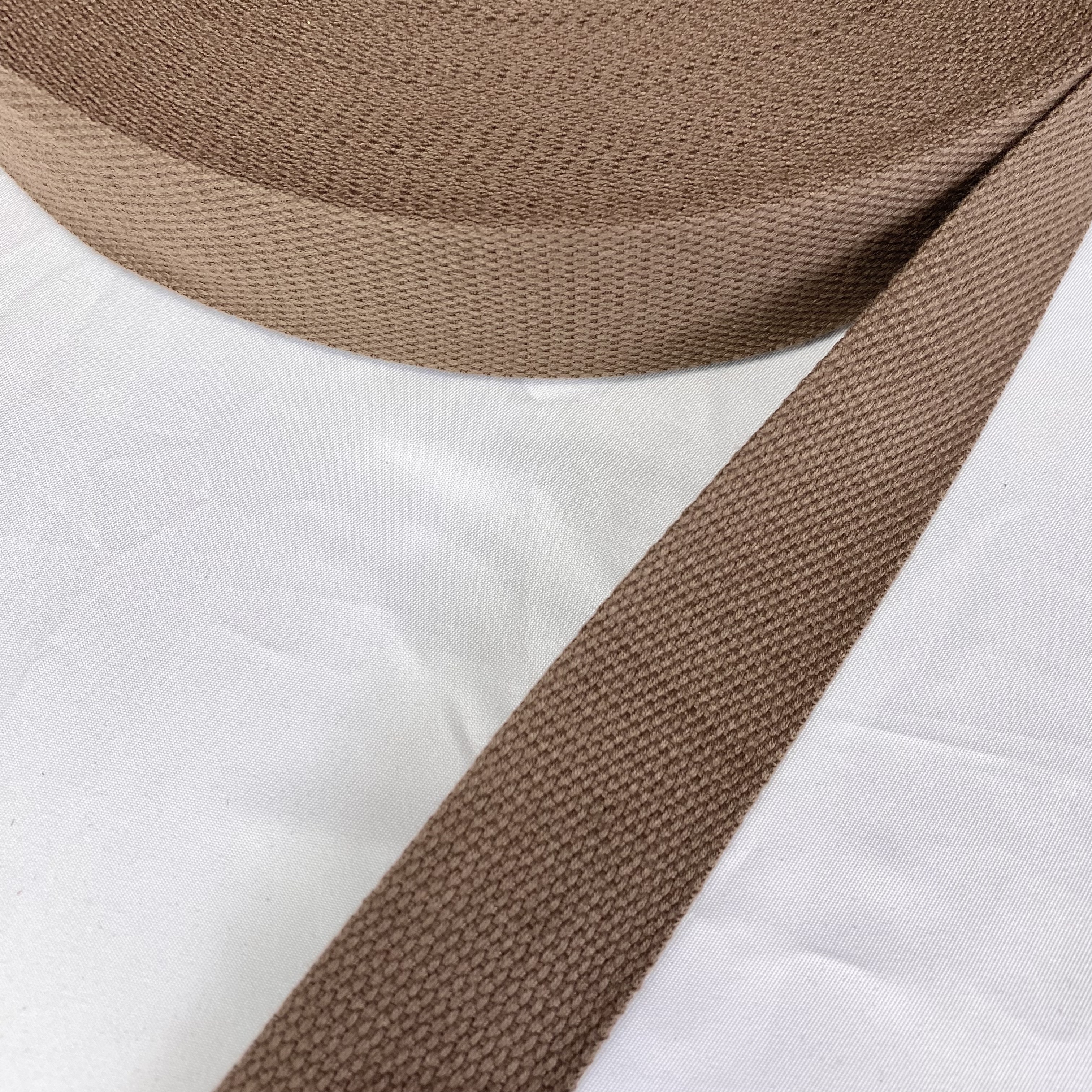 Soft bead Polyester-cotton webbing in a variety of colors Dupont Tote bag strap Textiles