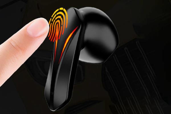 Bluetooth 5.2 Gaming Earbuds Binaural Call Two Mode Smart Control For Listening