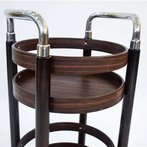 Титановый 2-й уровень винные корзины ореховые корзины для столовой