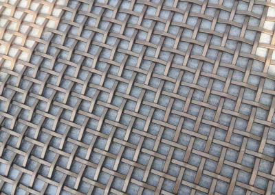 fio arquitetónico Mesh Decorative Stainless Steel Woven do estiramento do diâmetro de 1.0mm