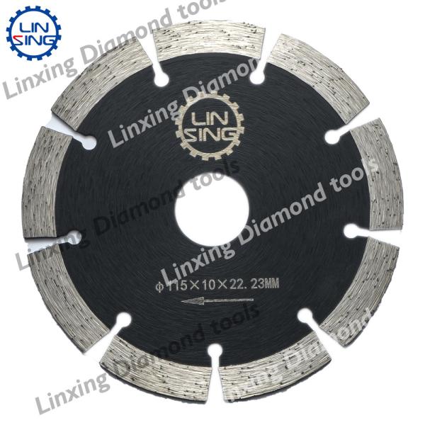 Diamond Powder Alloy Steel Travertine Cutting Diamond Blade with 0.472in Edge Height