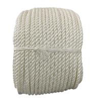 Nylon Marine Mooring Rope Twisted de 3 costas 16mm