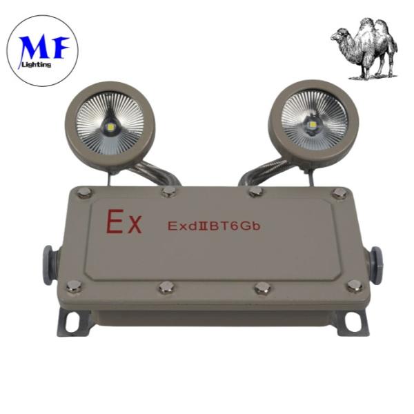 2*5W Emergency Exit Light Explosion Proof Emergency Light for Industrial Zones Mining Areas Chemical Plants Oil and Gas Facilities Hospital