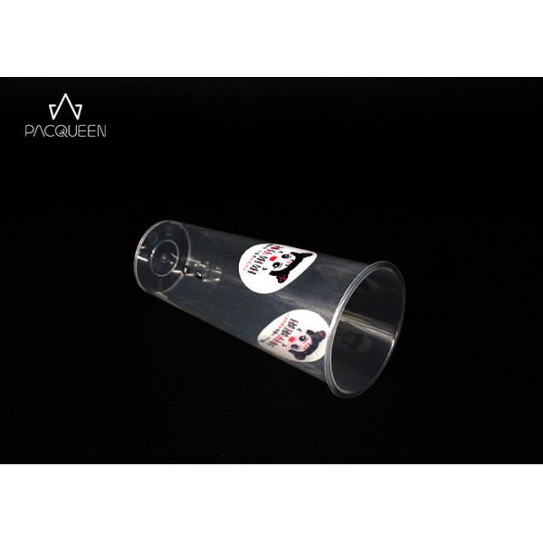 Thick Translucent Cold Drink Disposable Cups PP Materials For Smoothies / Fruit Tea