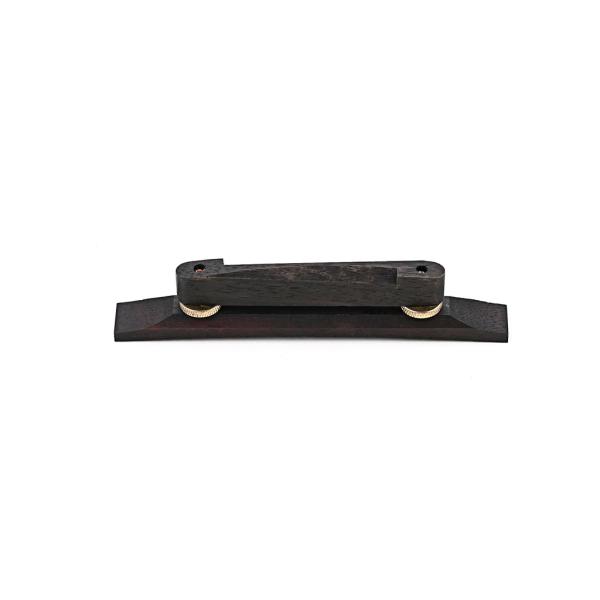 Rectangular Adjustable Acoustic Guitar Bridge With Metal Nut Saddle Blank