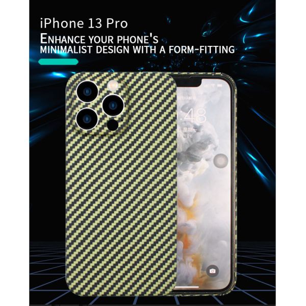 Анти- крышка мобильного телефона волокна Aramid полного покрытия падения на iPhone 13 Pro