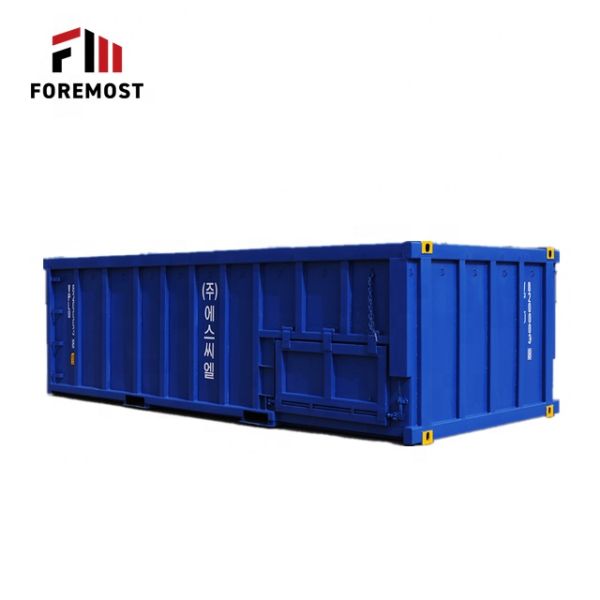 Weatherproof Secure Design Hard Open Top 20 Feet 20 ft Half Height Bulk Shipping Container