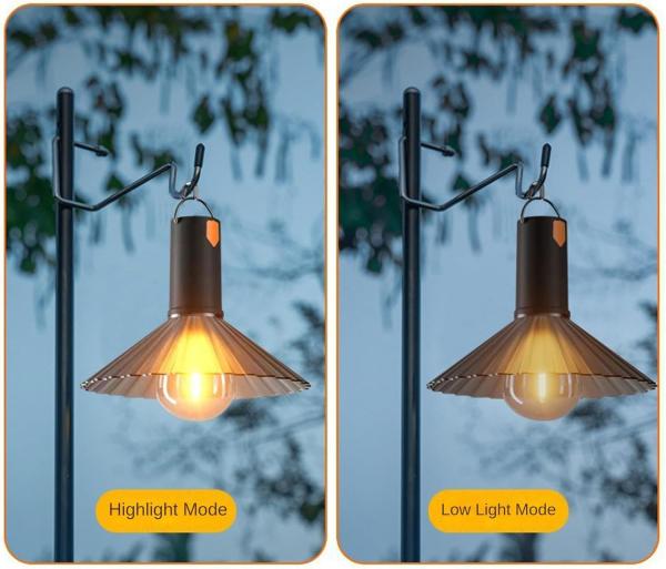 New Cross-Border Outdoor Camping Lantern – USB-Rechargeable Tent Light for Campgrounds, Emergency Illumination & Ambient Lighting