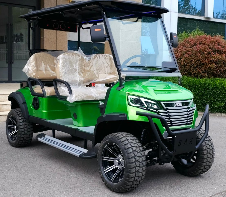 110V / 220V 5A Input Electric Golf Carts 48V 72V  Battery 4 seater electric vehicle
