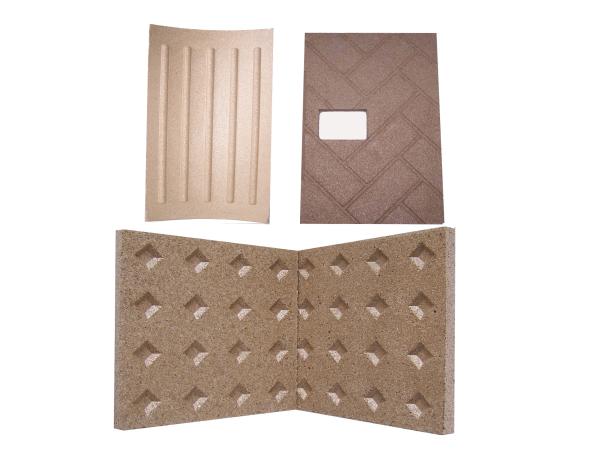 Rectangle Industrial Fireplace Insulation Board Durable High Temperature