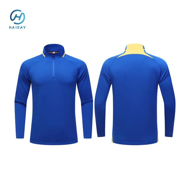 2024/25 Thai Quality Wholesale Football Club Jersey Half Zipper Jacket Suit Team Soccer Training Uniform Sportswear Sweater