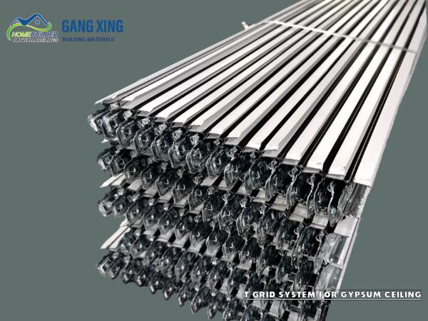 T grid system for PVC gypsum ceiling/False Ceiling T Grid Suspension System