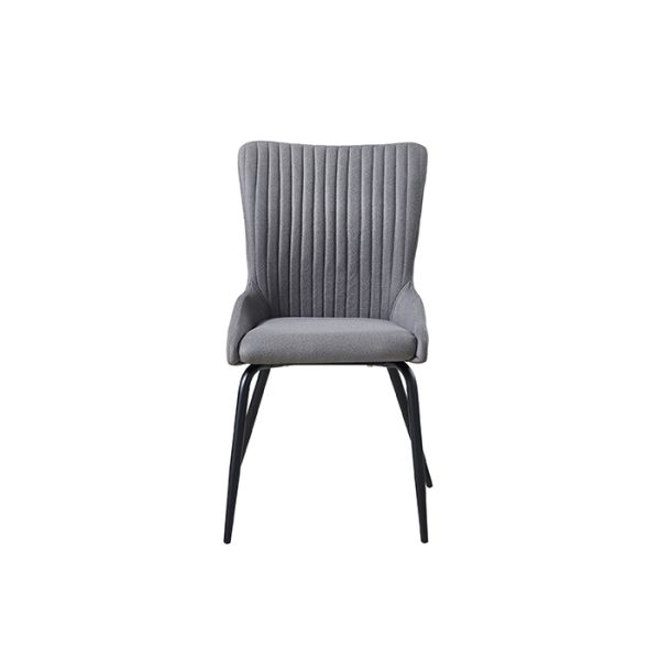 Iron Art Restaurant Upholstered Seat Dining Chairs