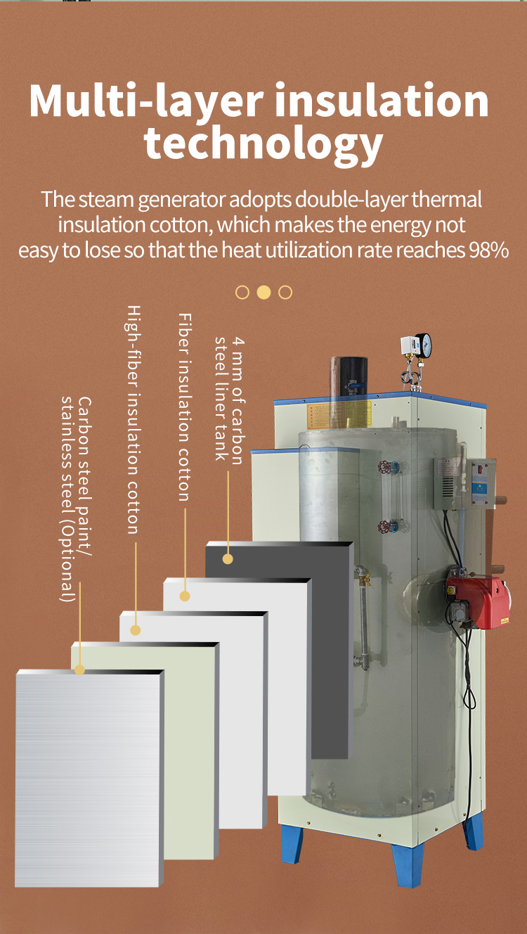 Durable Commercial Residential Oil Fired Steam Boiler Low noise