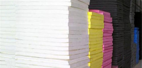 45 Degrees Hard Heart Like EVA Adhesive Foam Die Cutting 7mm Thick