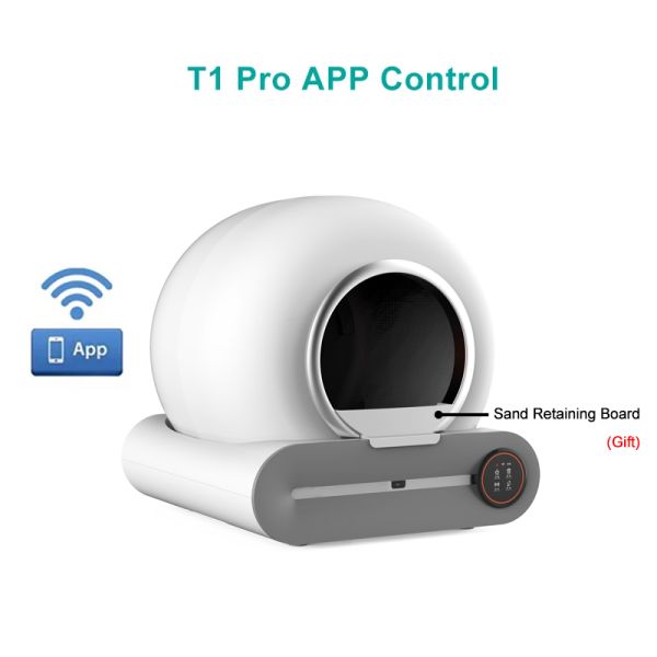 New Automatic Cat Litter Box Smart App Control Self Cleaning Litter Boxes Cat Sandbox Electronic Pet Toilet Cat Supplies