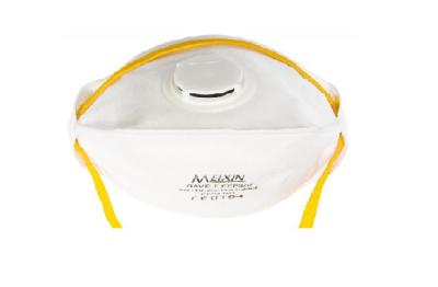 FFP2 Horizontal Fold Flat Mask With 4 Ply Non Woven / Elasticated Strap