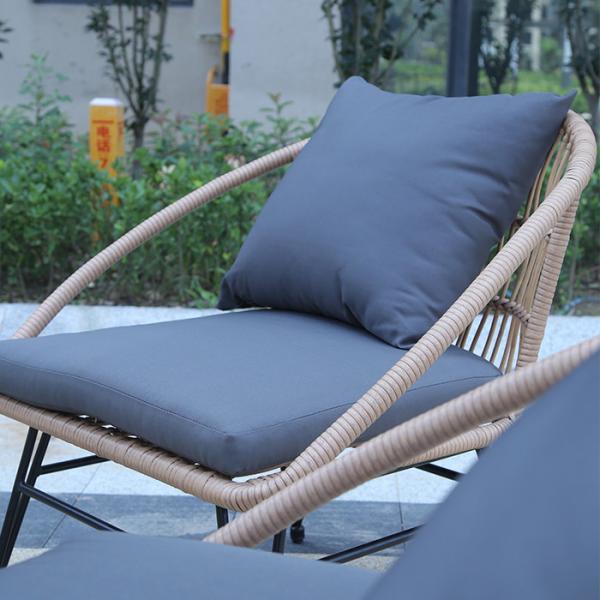 Mobiliário de Rattan Mesas e cadeiras de jantar Fabricação artesanal Mesa de café tecida