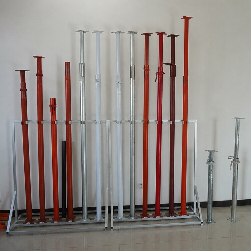 Puntales Telescopic Metalicos De Acero Para Construction De 4 Metros