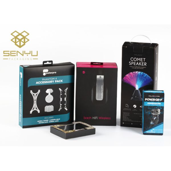 4c Offset Printing Electronic Product Packaging With Handle