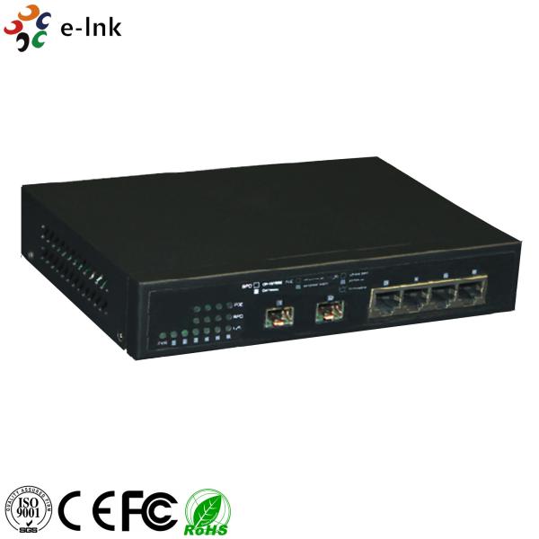 Interruptor industrial do ponto de entrada dos ethernet do nível básico, poder de 4 portos sobre o interruptor dos ethernet
