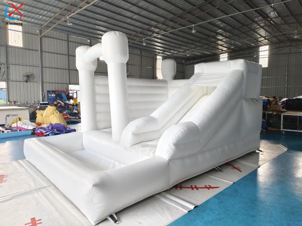 Manufacturer Commercial Inflatable Bouncer Inflatable Combos White Wedding Castle