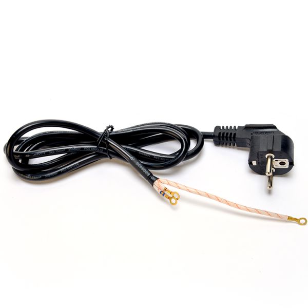 VDE Replacement Power Cord for Nail Drill 3500 K Open End Spring Power Cable PVC/Rubber Insulation