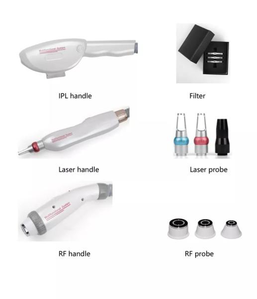 755nm Picosecond Laser Hair Removal Machine Ipl Opt Shr Rf Yag Multifunctional