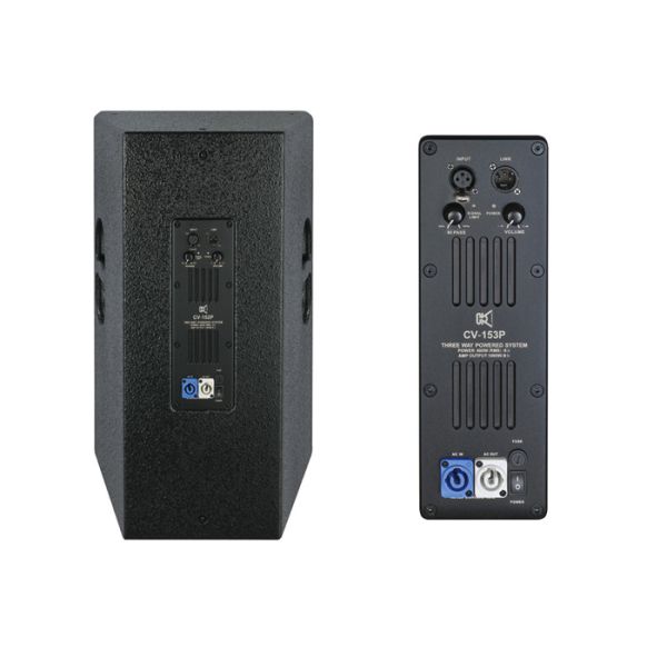 Active Pa System 15 Inch Speaker Studio Equipment Disco Band Show 90°H×50°V