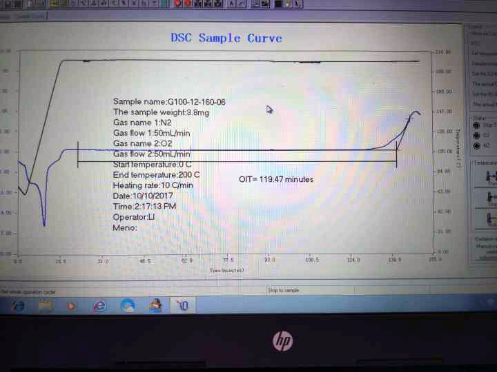 Laboratory Differential Scanning Calorimeter Blue Backlight Display Multiple Thermal Parameter Monitoring Options
