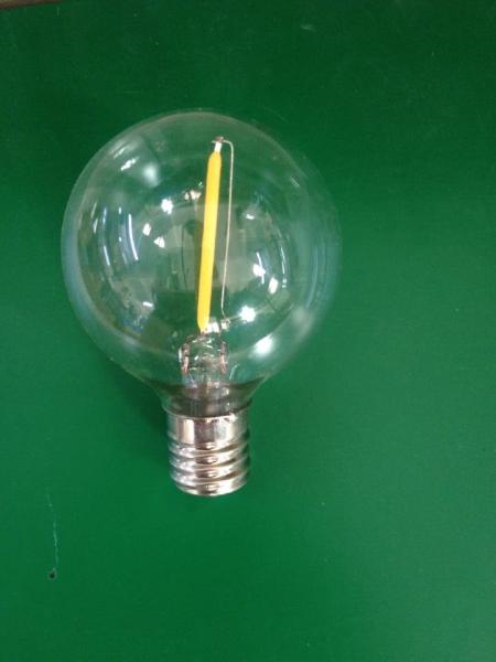 G50 E17 2w 4w LED bulb light led filament bulb led golf lamp clear glass cover