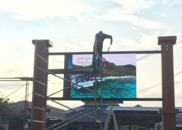 7500nits P12 IP65 Outdoor LED Billboard Advertising 2 full years