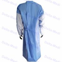 Robes jetables d'isolement de visiteur patient non-tissé de SMS pour la nourriture de Labotatary utilisant