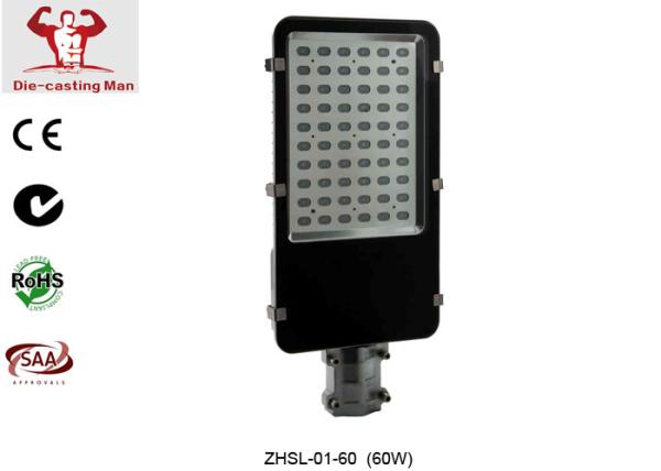 High Luminous High Power LED Street Light for Outdoor Lighting 3000k - 6500k 60 Watt
